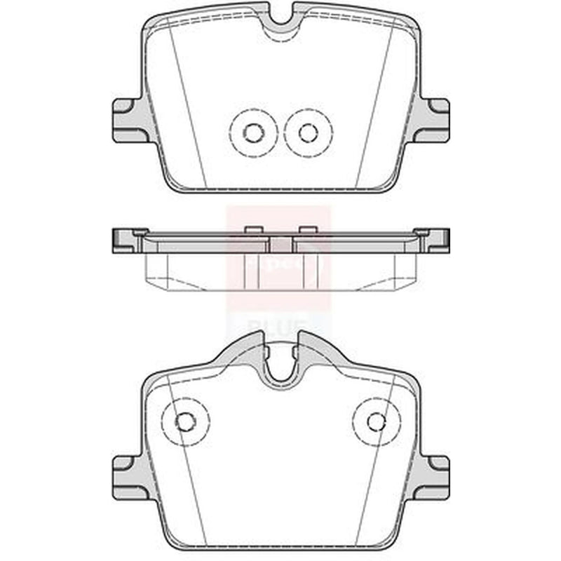 Apec Rear Brake Pad Set PD4019