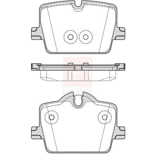 Apec Rear Brake Pad Set PD4019