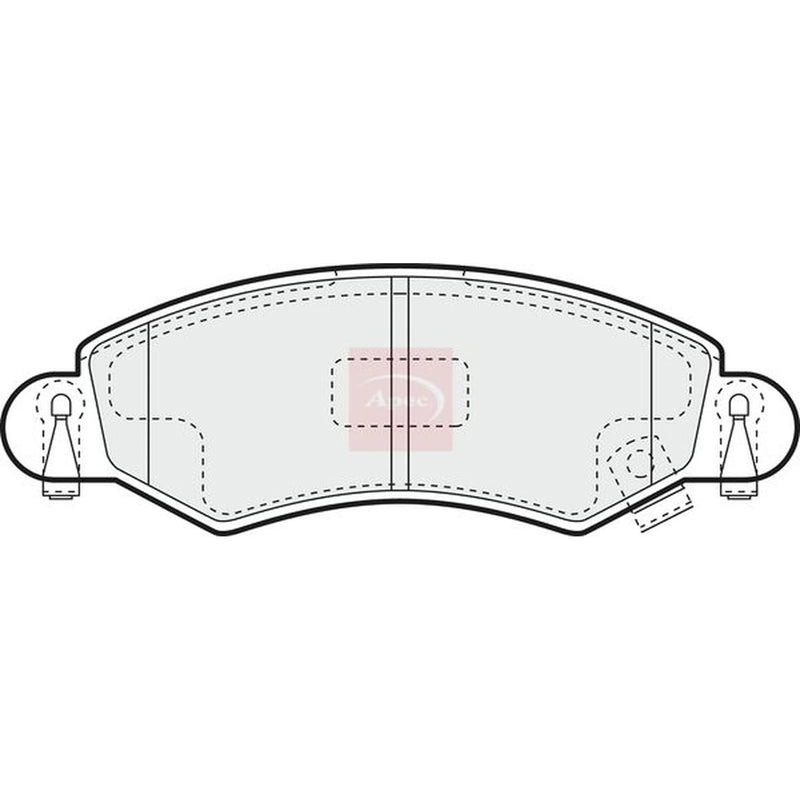 Apec Front Brake Pad Set PAD1165