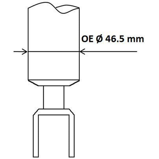 KYB Shock Absorber Damper Strut Front 341844