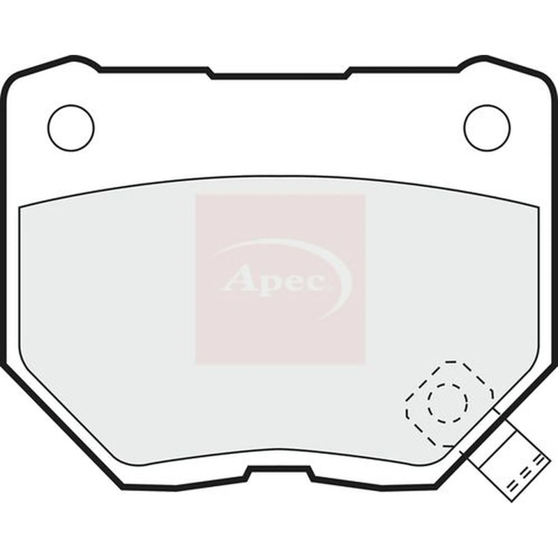 Apec Rear Brake Pad Set PAD753