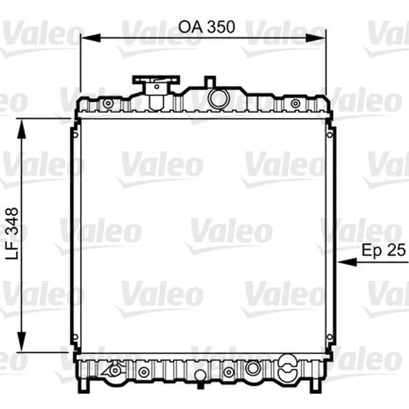 Valeo Engine Radiator 731474