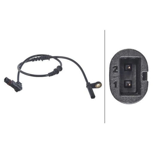 Hella ABS Wheel Speed Sensor Front 6PU 012 039-711