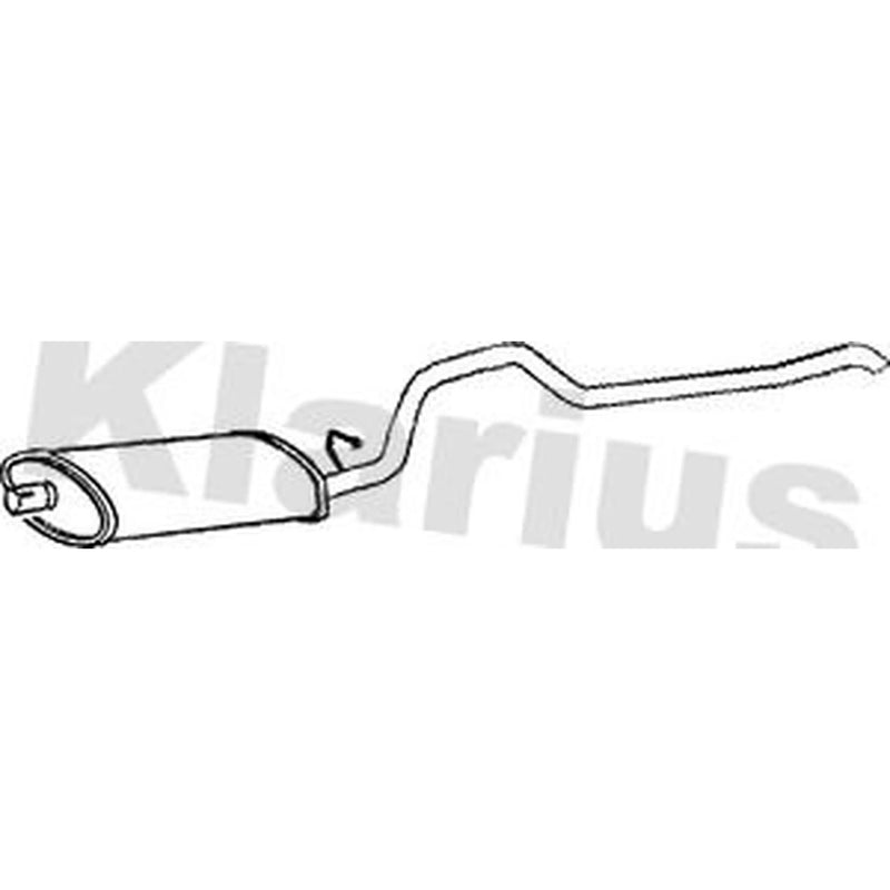 Klarius Box With Tail Pipe Rear CH1H