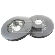 Borg & Beck 2 x Vented Front Brake Discs BBD5302-x2