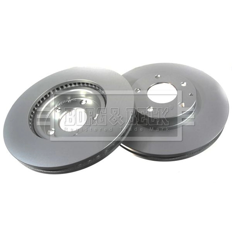 Borg & Beck 2 x Vented Front Brake Discs BBD5302-x2