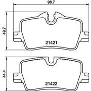 Mintex Rear Brake Pad Set MDB4271