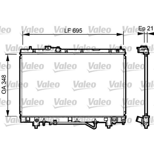 Valeo Engine Radiator 732420