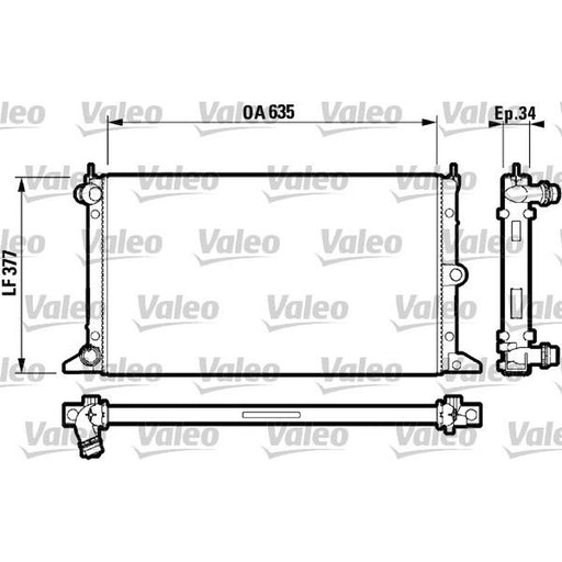 Valeo Engine Radiator 732790