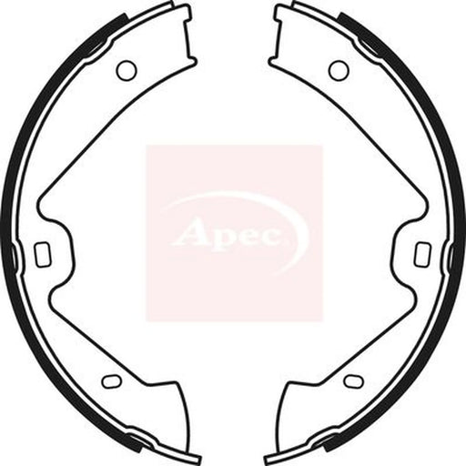 Apec Parking Brake Shoe Set SHU802