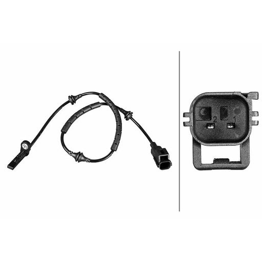 Hella ABS Wheel Speed Sensor Rear 6PU 358 216-351