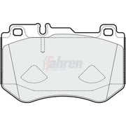 Fahren Front Brake Pad Set fits Mercedes-Benz C-Class 2013-2023
