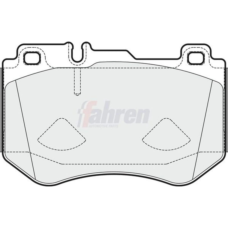 Fahren Front Brake Pad Set fits Mercedes-Benz C-Class 2013-2023