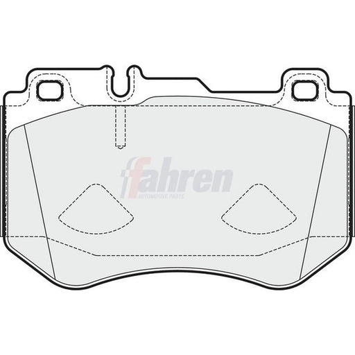 Fahren Front Brake Pad Set fits Mercedes-Benz C-Class 2013-2023
