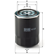 MANN-FILTER Fuel Filter Element WK 822/4