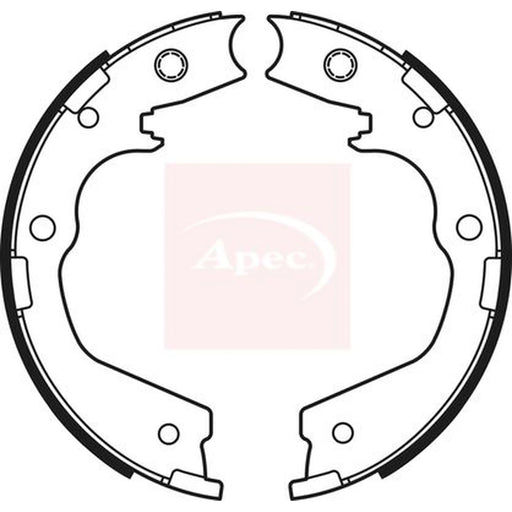 Apec Parking Brake Shoe Set SHU742