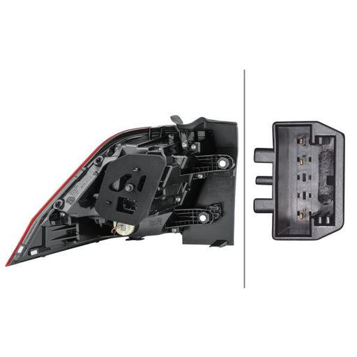 Hella Tail Light / Lamp WY21W Right 2SD 012 519-041