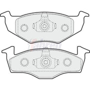 Fahren Front & Rear Pads fits Seat Ibiza 1996-2002 1.4 1.6