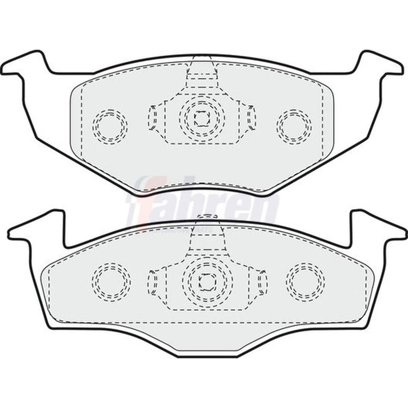 Fahren Front Brake Pad Set FBP3028