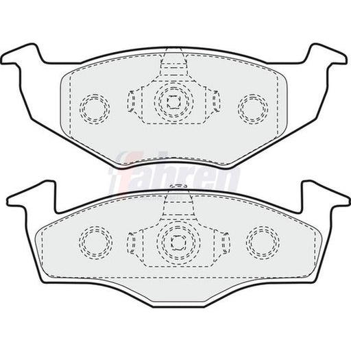 Fahren Front Brake Pad Set FBP3028