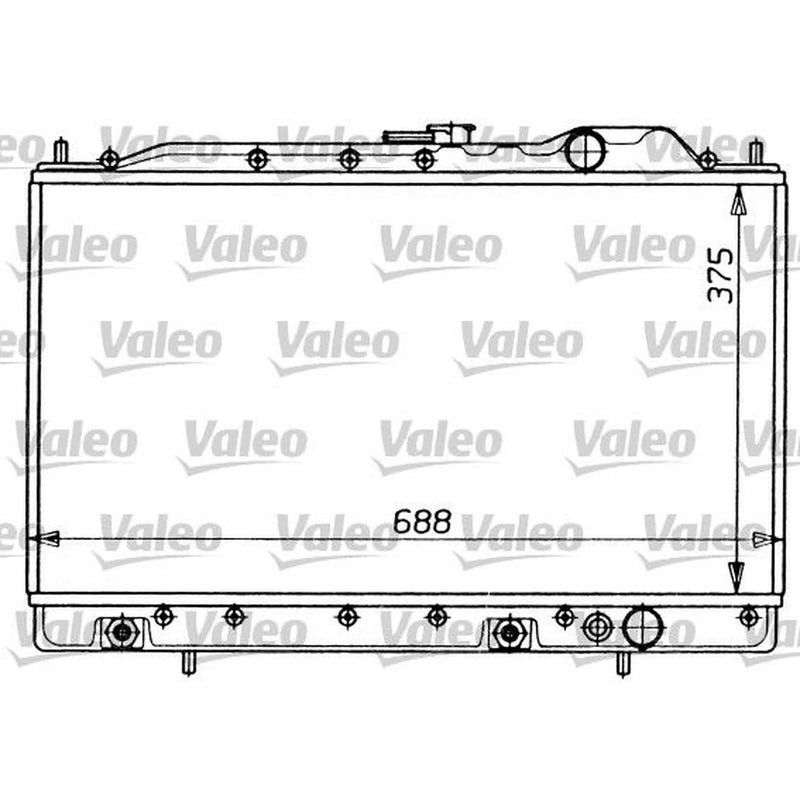Valeo Engine Radiator 731054