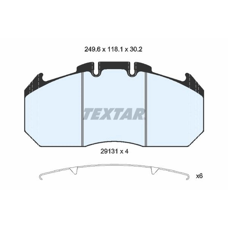 Textar Front Brake Pad Set 2913105