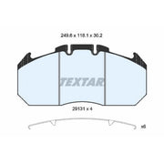 Textar Front Brake Pad Set 2913103