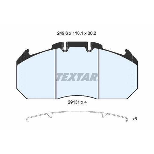 Textar Front Brake Pad Set 2913103