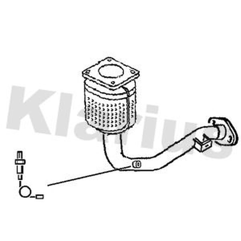 Klarius Catalyst Type Approved With Pipe 325036