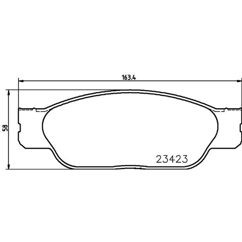 Mintex Front Brake Pad Set MDB1982