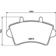 DON Front Brake Pad Set PCP1645