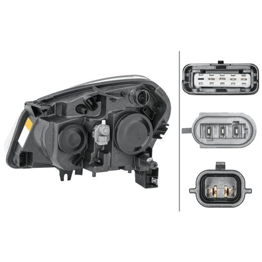 Hella Headlight Headlamp H7/H7 Right 1EF 238 042-021