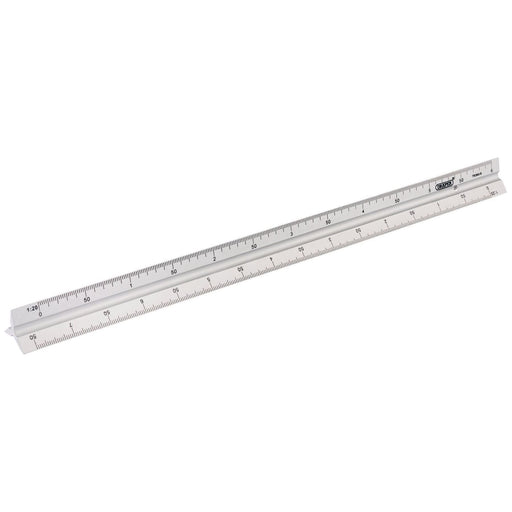 Draper Aluminium Triangle Scale Rule, 300mm 17686 Draper  - Town Parts