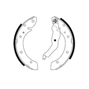 Textar Brake Shoe Set Axle Kit 91050000