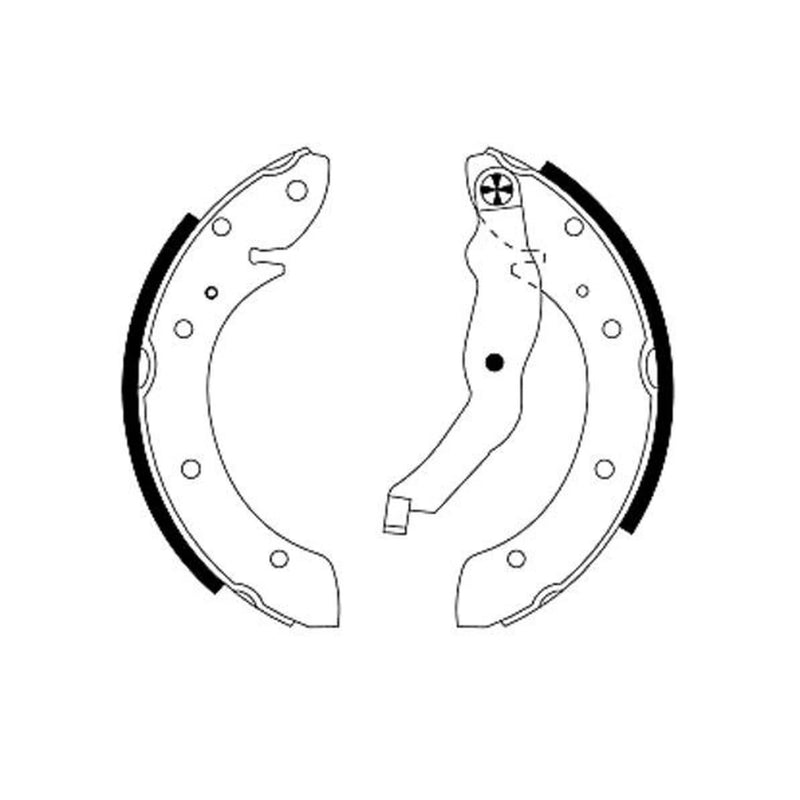 Textar Brake Shoe Set Axle Kit 91050000
