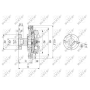NRF Radiator Fan Clutch 49578