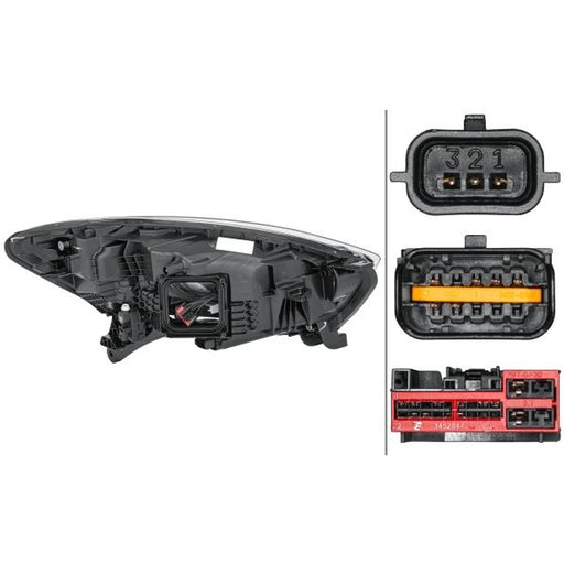 Hella Headlight Headlamp LED Left 1LX 012 977-631