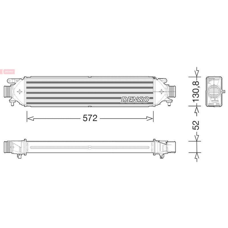 Denso Intercooler (Charge Air Cooler) DIT01008