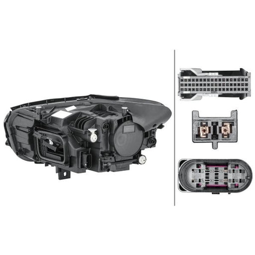 Hella Headlight Headlamp LED Right 1LX 015 315-341