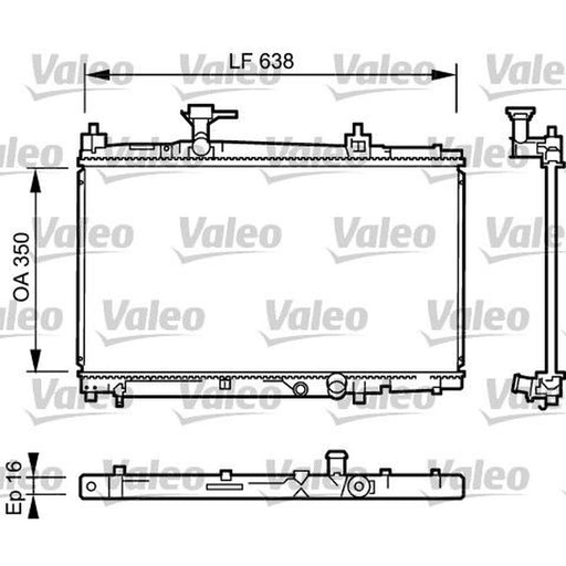 Valeo Engine Radiator 734842