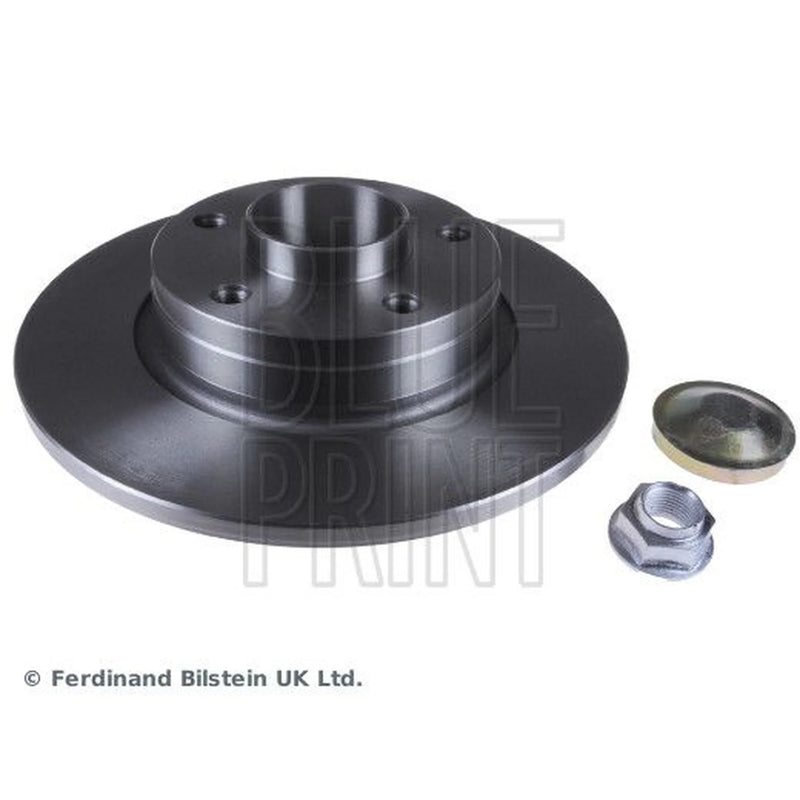 Blue Print 2 x Solid Rear Brake Discs ADZ94334-x2