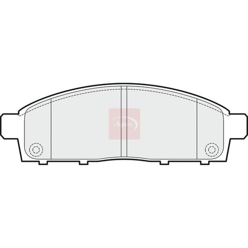 Apec Front Brake Pad Set PAD1519