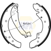 NAPA Brake Shoe Set Axle Kit NBS1020