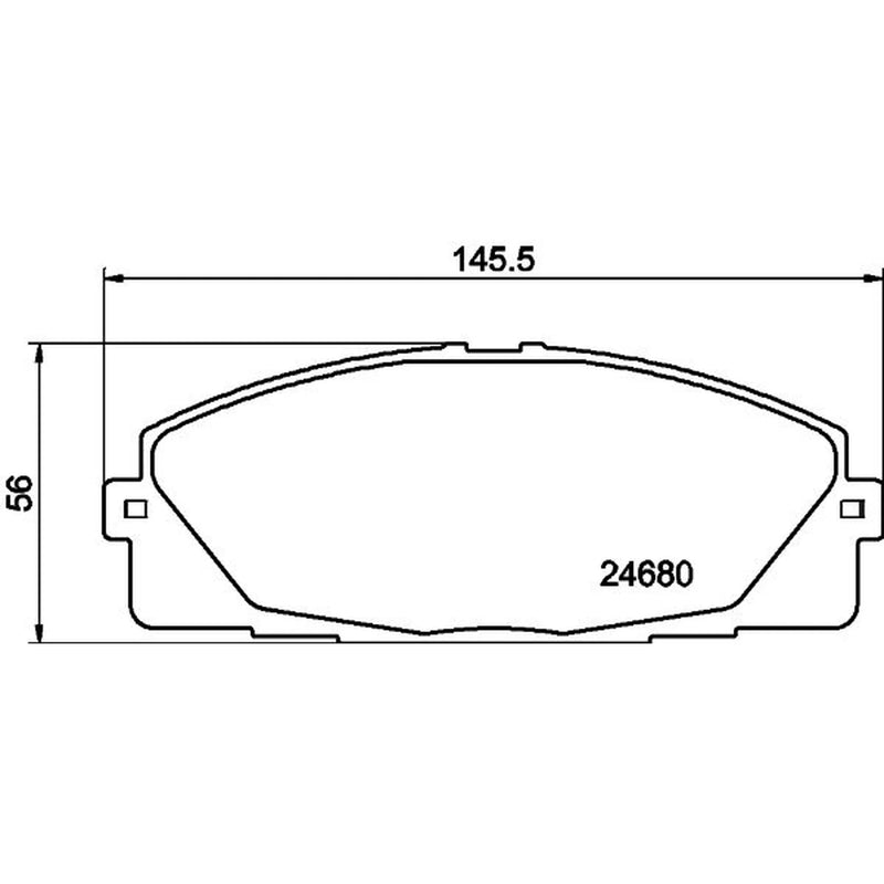 Mintex Front Brake Pad Set MDB3161
