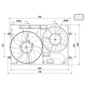 NRF Engine Cooling Fan 47928
