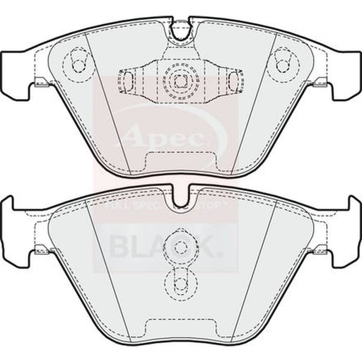 Apec Front Brake Pad Set PAD1635B