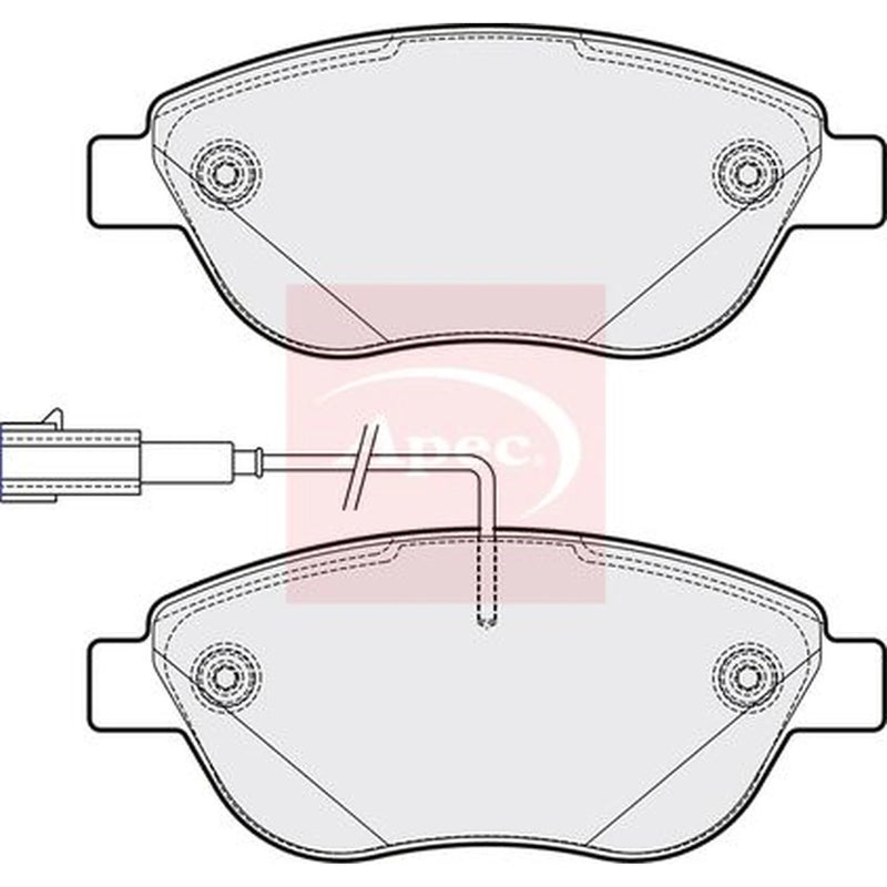 Apec Front Brake Pad Set PAD2109