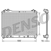 Denso Engine Radiator DRM47017