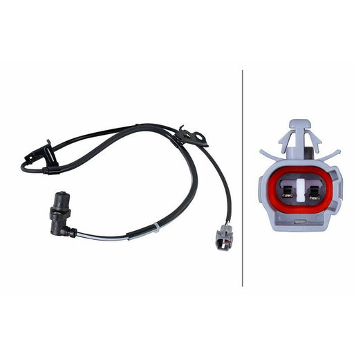 Hella ABS Wheel Speed Sensor Front 6PU 358 252-391