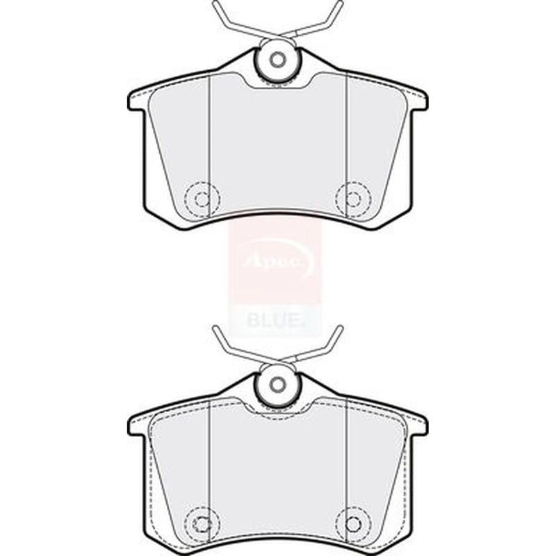 Apec Rear Brake Pad Set PD3276